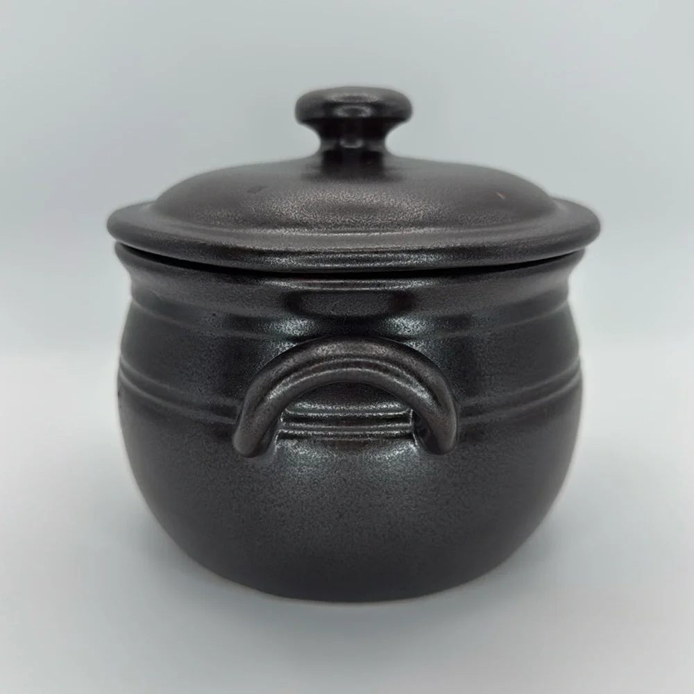 Vintage Hoganas Keramik Bean Pot Stoneware - Picture 6 of 11